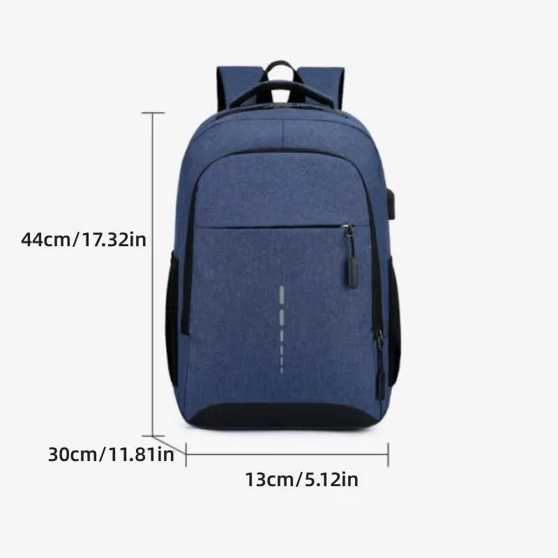 Mens Backpack Large Capacity Simple Fashion Travel Female Student Computer Bag