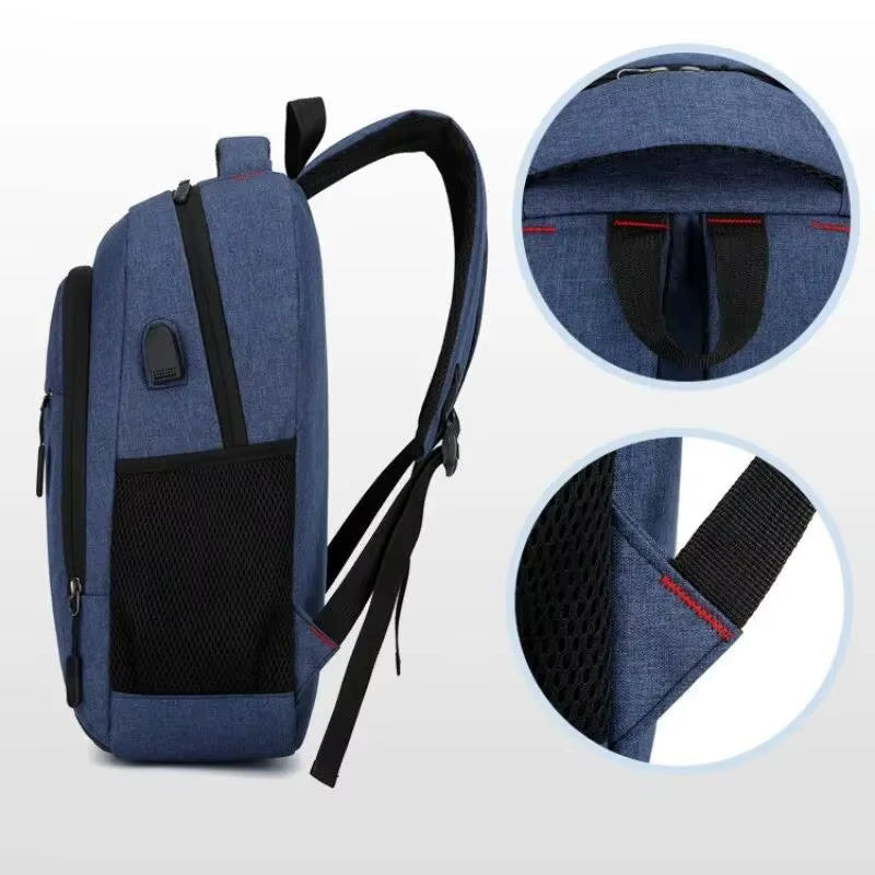 Mens Backpack Large Capacity Simple Fashion Travel Female Student Computer Bag