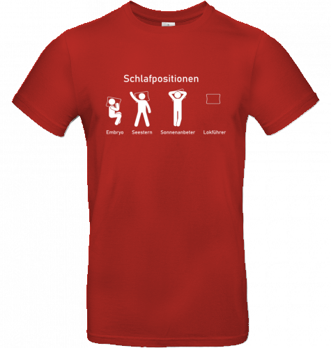 T-Shirt Schlafpositionen