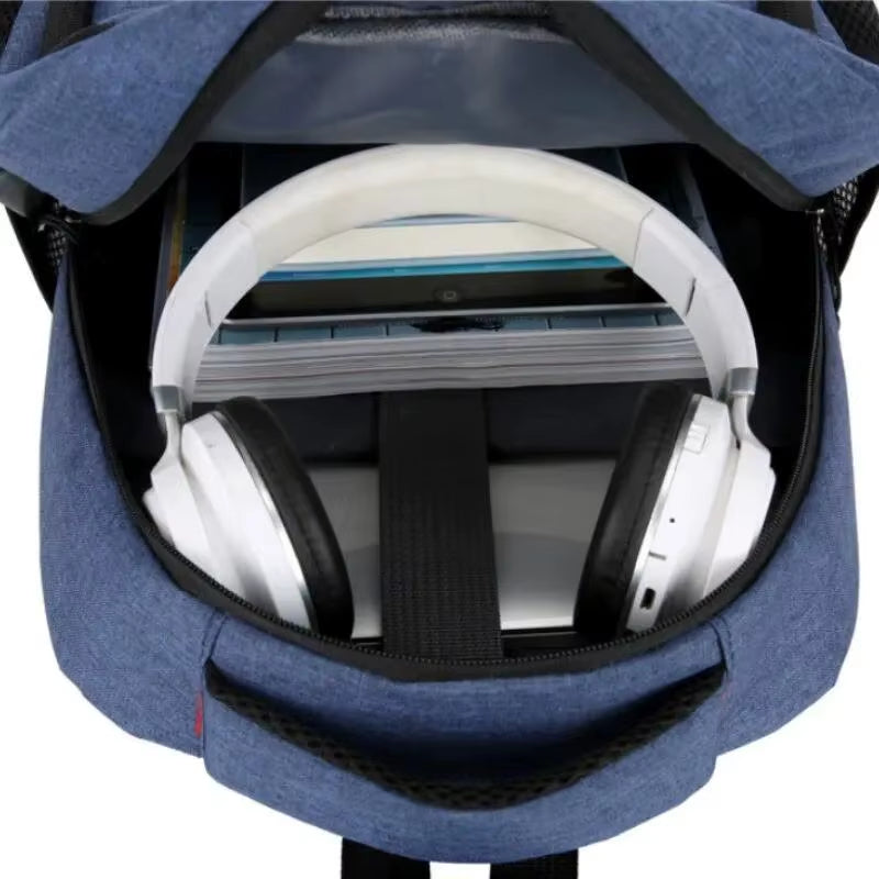 Mens Backpack Large Capacity Simple Fashion Travel Female Student Computer Bag